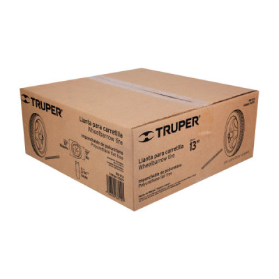 Rueda O Llanta Antipinchazo 13" X 3.1/4" Para Carretilla Truper (RN-X13)