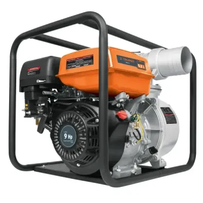 Motobomba A Gasolina 9 Hp, 1.500 L/Min De 4", Autocebante Truper