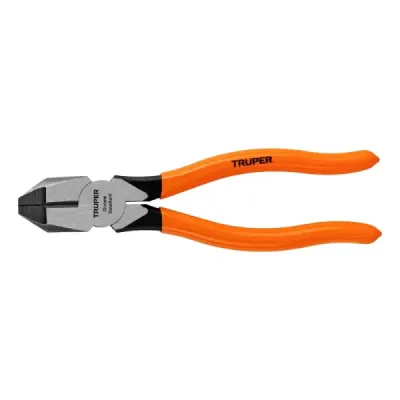 Alicate De Electricista De 7" Cabeza Cuadrada, Mango De Pvc Truper