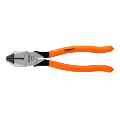 Alicate De Electricista De 8" Cabeza Cuadrada, Mango De Pvc Truper