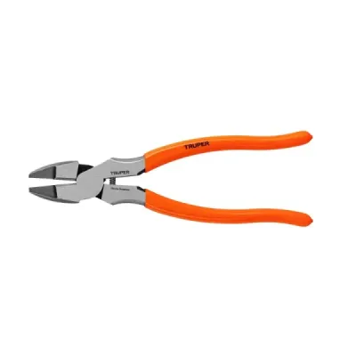 Alicate De Electricista De 9" Alta Palanca, Mango De Pvc Truper