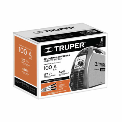 Soldador Inversor De Corriente Profesional De 100 A Y 120 V Truper (SOIN-101)