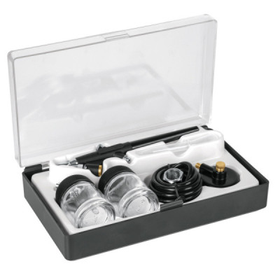 Pistola Aerógrafica De Succión 15-50 Psi, 15 Ml Con Estuche Truper (AERO-8)