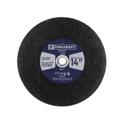 Disco Para Corte De Metal 14' Toolcraft Con Eje De 1'