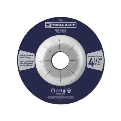 Disco Para Desbaste De Metal 4.1/2' Toolcraft Tipo 27