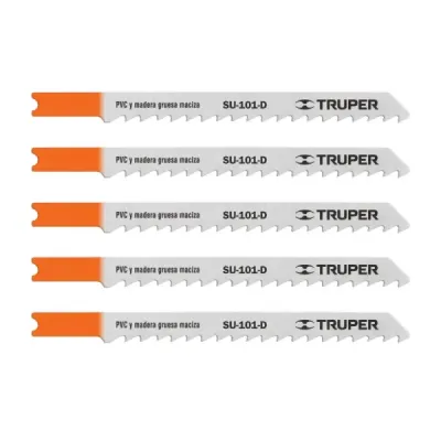 5 Seguetas Tipo U De 10 Cm, 6 Dpp, Corte Recto Y Grueso Truper