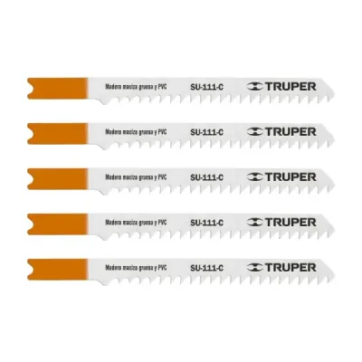 5 Seguetas Tipo U De 9 Cm, 8 Dpp, Corte Recto Y Estándar Truper