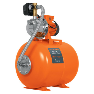 Bomba Hidroneumática 1/2 Hp, 50 Litros Con Bobinas En Cobre Truper (HIDR-1/2X50)