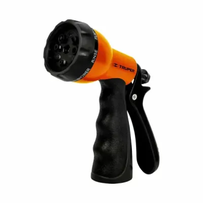 Pistola Plástica Para Manguera De Jardinería 8 Funciones Truper