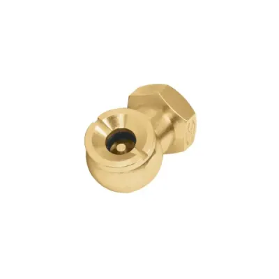Cabeza Infladora De Llantas En Latón, Rosca 1/4 Npt, Hembra Truper