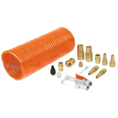 Set 15 Accesorios Neumáticos Para Limpiar, Inflar Y Calibrar Truper