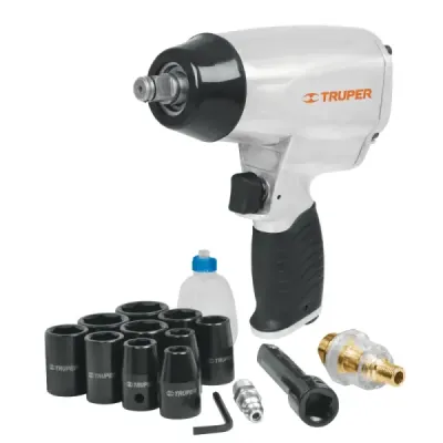 Pistola De Impacto Profesional De 1/2", Accesorios Incluidos Truper