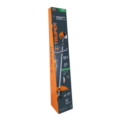 Guadañadora Gasolina 3 Hp 17'' Truper 1.3 L/h Hilo Cuchilla (DES-63)