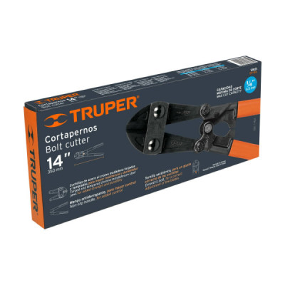 Cizalla Profesional Corta Pernos De 1/4", Largo De 36 Cm Truper (CP-14X)