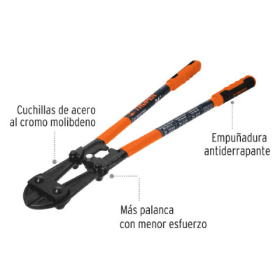 Cizalla Profesional Corta Pernos De 7/16", Largo De 61 Cm Truper (CP-24X)
