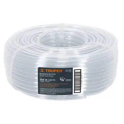 Manguera De Nivel 100 Metros, Diámetro 3/8", Espesor 1 Mm Truper