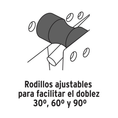 Doblador De Tubo Hidráulico Tubo De 1/2" A 3" 16 Toneladas Truper (DTH-16)