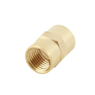 Acople De Latón Macho Y Hembra Toolcraft De 1/4 Npt