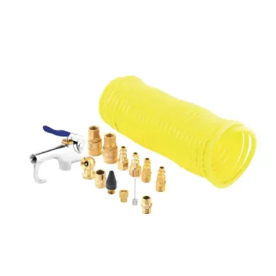 Juego De 14 Accesorios Neumáticos Toolcraft Conector 1/4 Npt