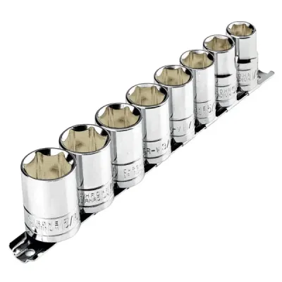 Juego De 8 Copas Desde 1/2" Hasta 15/16", Cuadrante 1/2" Pretul