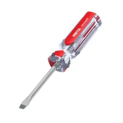 Destornillador De Pala 3/16" X 4", Mango De Pvc Pretul