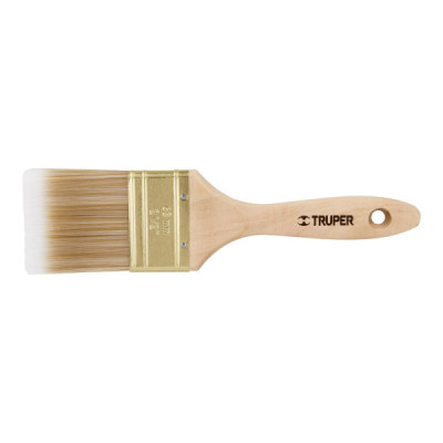 Brocha De 2.1/2" Con Cerdas Sintéticas Y Mango De Madera Truper (BRT-2-1/2S)