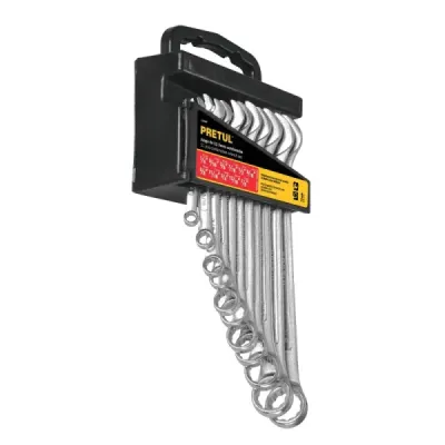 Juego De 11 Llaves Mixtas 1/4" Hasta 7/8", Incluye Estuche Pretul