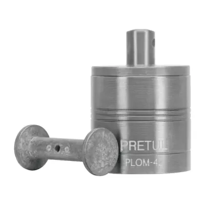 Plomada Metálica No.4, 24 Oz (675 G) Con Punta Para Centros Pretul