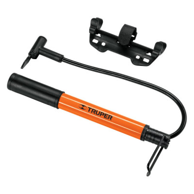 Mini Bomba Manual Para Inflar Llanta De Bicicleta 60 Psi Truper (BOM-MI)