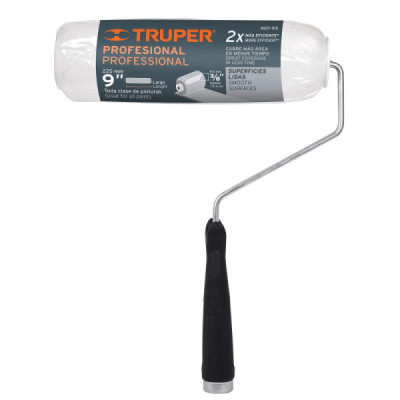 Rodillo De Pintura De 9" (23 Cm) Para Superficies Lisas Truper (ROPI-910)