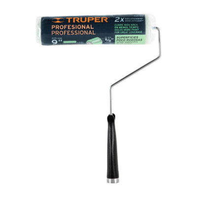 Rodillo De Pintura De 9" Para Superficies Poco Rugosas Truper (ROPI-915)