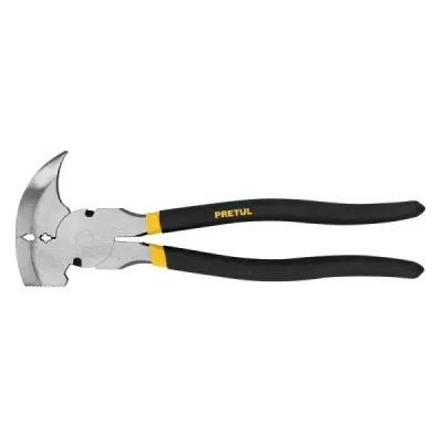 Alicate Hacendado O Diablo De 11", Mango Cubierto De Pvc Pretul