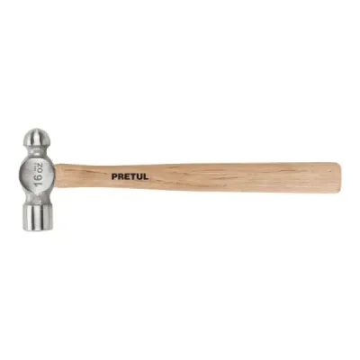 Martillo Pulido De 16 Oz Con Mango De Madera, De Bola Pretul