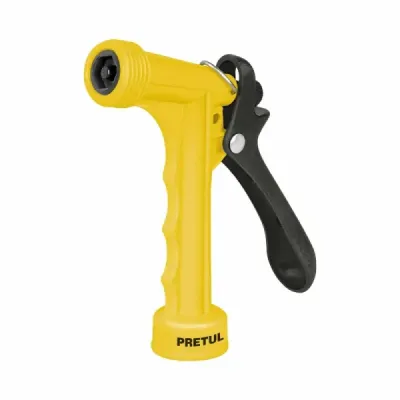 Pistola Plástica Para Manguera 5 Funciones, Largo 13 Cm Pretul