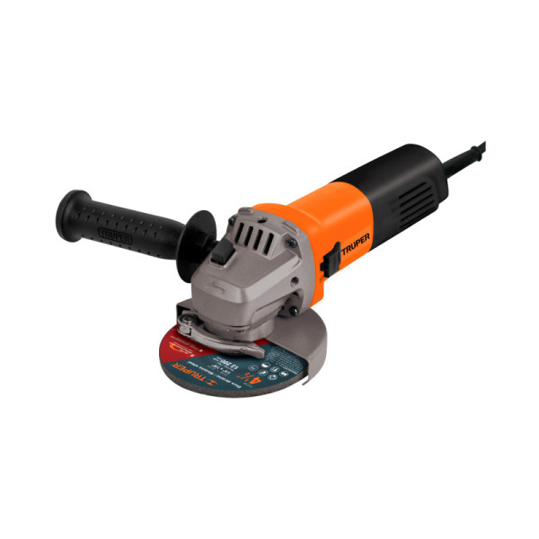 Pulidora Angular Profesional 4.1/2", 700 W Con Accesorios Truper (ESMA-4-1/2A12)