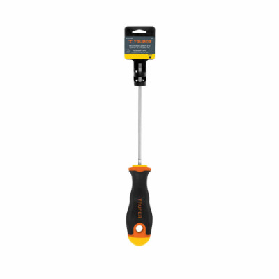 Destornillador De Gabinete 1/8" X 8", Comfort Grip Truper (DG-1/8X8B)