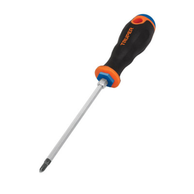 Destornillador De Estrella 3/16" X 4", Comfort Grip Truper (DP-3/16X3B)