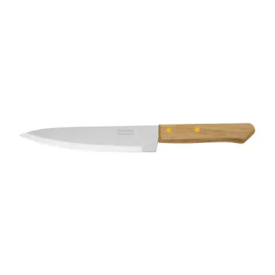 Cuchillo De Cocina De 7" (18 Cm) Tipo Chef, Mango De Madera Pretul