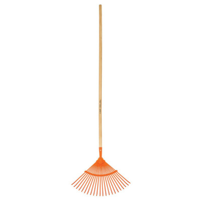 Rastrillo Metálico Para Jardín Con Mango, Cabeza De 46 Cm Truper (EM-22)