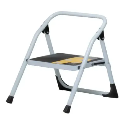 Escalera Tubular Plegable De 1 Peldaño Antideslizante Pretul