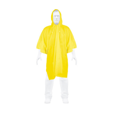 Poncho Impermeable Amarillo De Pvc Con Broches, Grueso Truper (PONCHO)