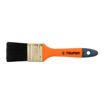 Brocha De 1.1/2" Con Mango De Plástico, Uso Profesional Truper (BRT-1-1/2)