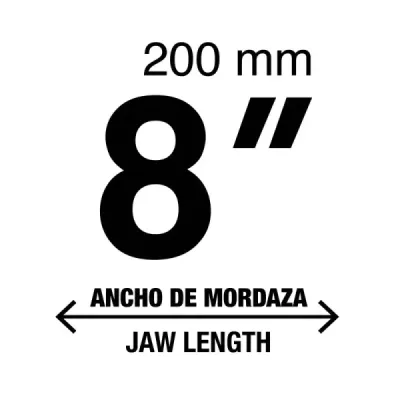 Prensa De Banco 8" Giratoria 360°, Apertura 6" (15 Cm) Pretul
