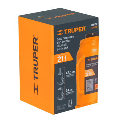 Gato Botella 21 Toneladas Para Uso Vertical Y Horizontal Truper (GAT-20)