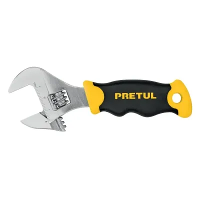 Llave Expansiva Perico De 6" Corta, Mango Comfort Grip Pretul