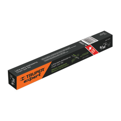 Lima De 20 Cm Para Motosierra, Espesor 4 Mm, Uso Rudo Truper (LMO-5/32X)
