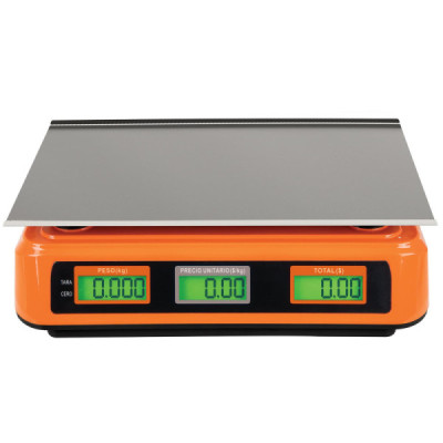 Báscula Electrónica Portátil Multifuncional Acero Inoxidable Truper (BASE-40)