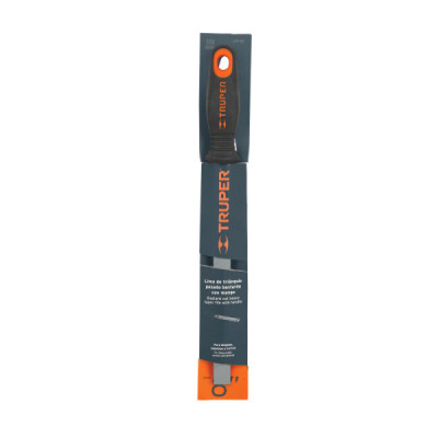 Lima Triangular Pesada Bastarda De 8", Mango Comfort Grip Truper (LTP-8T)