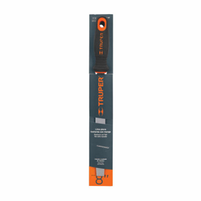Lima Plana Bastarda De 8", Mango Comfort Grip Truper (LPB-8T)