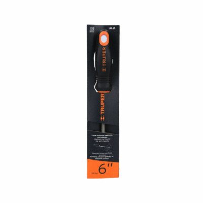 Lima Redonda Bastarda De 6", Mango Comfort Grip Truper (LRB-6T)